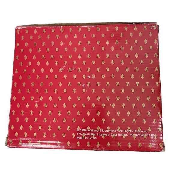 NEW Vintage 1998 Wallace Silversmiths Set Of 4 Spreaders Silver Plated Santa's - Picture 6 of 7